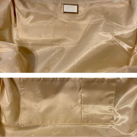 CROMIA Pure White Leather BAG PURSE SATCHEL - Brand NEW - GORGEOUS *TAKE A LOOK* - Picture 15 of 16